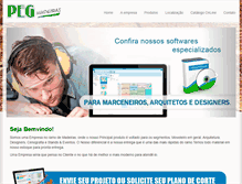Tablet Screenshot of pegmadeiras.com.br